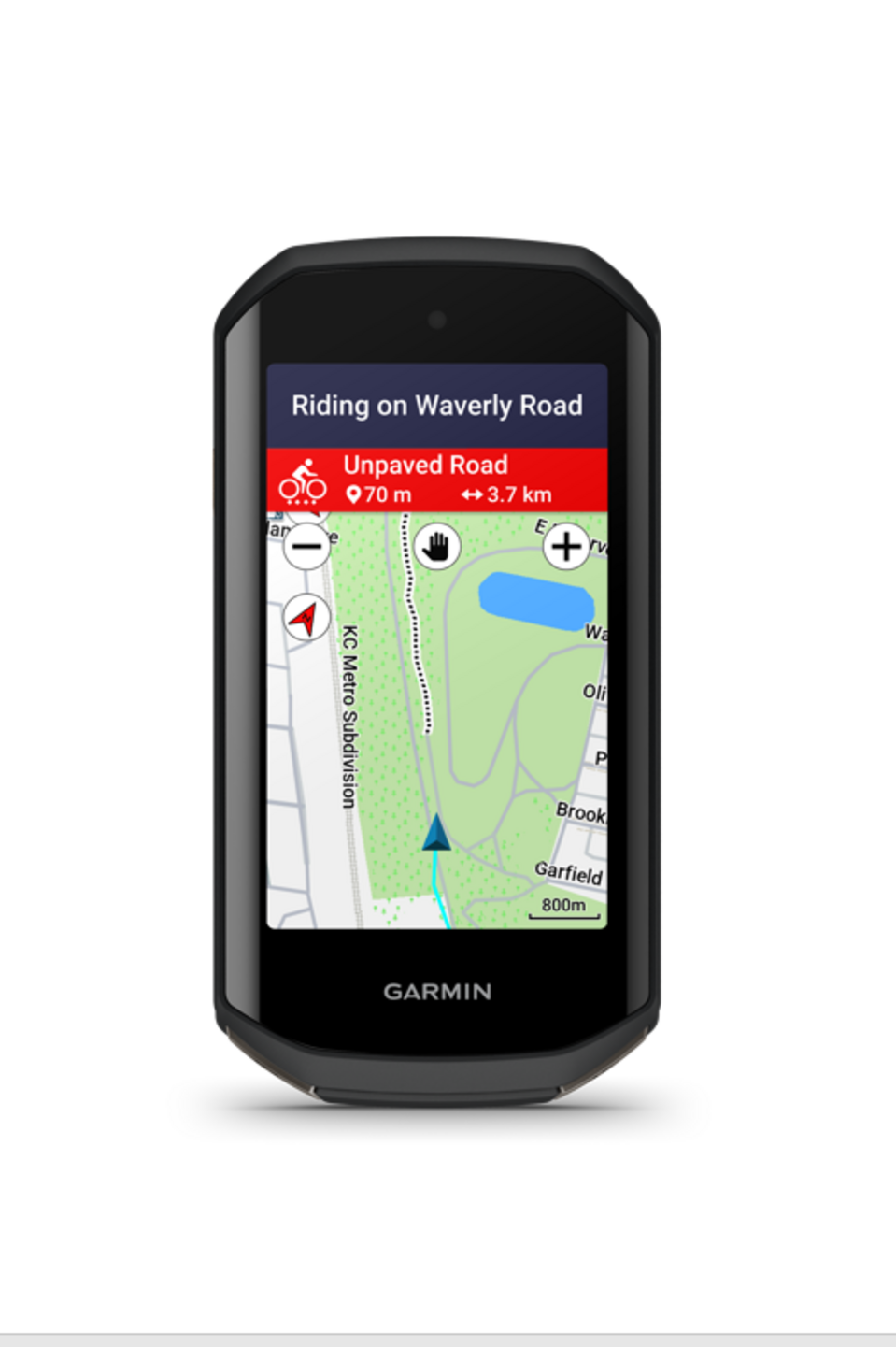 Topmodell mit LCD-Display: Der Garmin Edge 1050 Bild des Navigationscomputers Garmin Edge 1050.